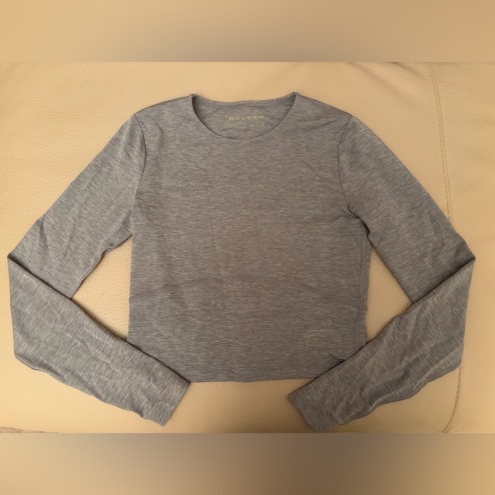 Aritzia Heather Gray Long Sleeve Tee